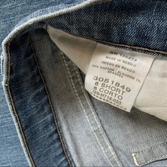 SOLD Vintage Lee High Rise Straight Leg Jeans Made In Mexico - Picture 7 of 11